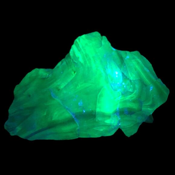 Cobalt Blue Manganese Fenton Glowing Art Glass Cullet #4GX12 - Picture 1 of 8